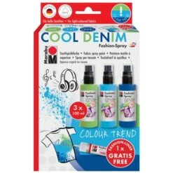 Marabu Coffrets Fashion Spray - Cool Denin