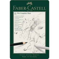 Coffrets Crayons Graphite Pitt Mat Faber-Castell