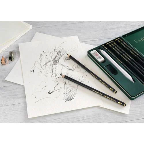 Coffrets Crayons Graphite Pitt Mat Faber-Castell 6 Coffrets Crayons Graphite Pitt Mat Faber-Castell – Image 6