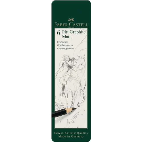 Coffrets Crayons Graphite Pitt Mat Faber-Castell 8 Coffrets Crayons Graphite Pitt Mat Faber-Castell – Image 8