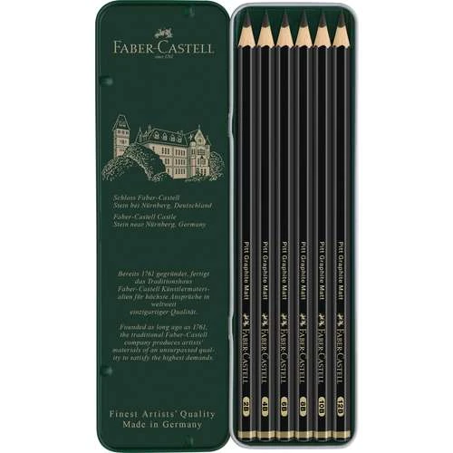 Coffrets Crayons Graphite Pitt Mat Faber-Castell 10 Coffrets Crayons Graphite Pitt Mat Faber-Castell – Image 10