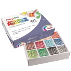 Coffrets De 432 Pastels à L’huile Pentel Ø 8mm