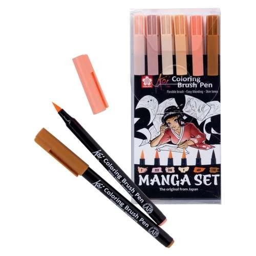 Etui Manga De 6 Feutres Koi Sakura 2 Etui Manga De 6 Feutres Koi Sakura – Image 2