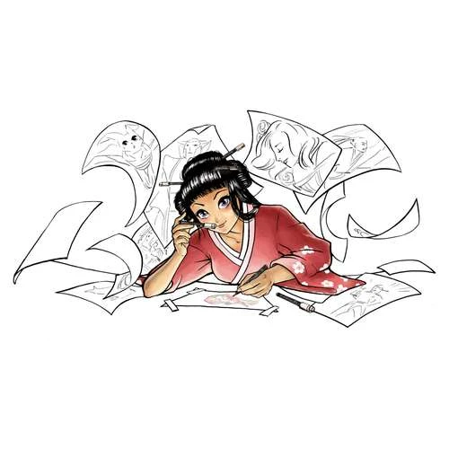 Etui Manga De 6 Feutres Koi Sakura 4 Etui Manga De 6 Feutres Koi Sakura – Image 4