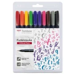 Tombow® Etui De 10 Feutres Fudenosuke