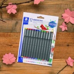 Staedtler Etui De 12 Feutres De Couleur Pigment Liner Staedler -Couleurs d'Art Promos Boutique Etuide12feutresdecouleurPigmentLinerStaedler 3