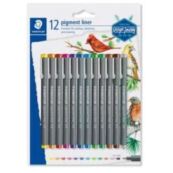 Staedtler Etui De 12 Feutres De Couleur Pigment Liner Staedler -Couleurs d'Art Promos Boutique Etuide12feutresdecouleurPigmentLinerStaedler 7