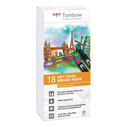 Tombow® Etuis De 18 Feutres Tombow 2 Tombow® Etuis De 18 Feutres Tombow – Image 2