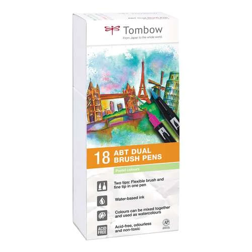 Tombow® Etuis De 18 Feutres Tombow 4 Tombow® Etuis De 18 Feutres Tombow – Image 4
