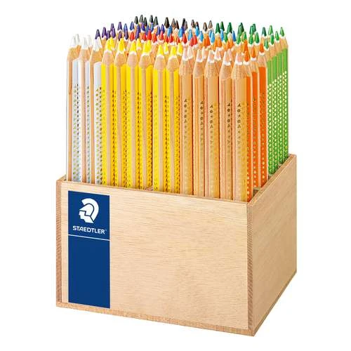 Grande Caissette De 96 Crayons De Couleurs Jumbo Staedtler® Noris 128 1 Grande Caissette De 96 Crayons De Couleurs Jumbo Staedtler® Noris 128