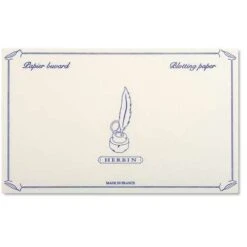 Lot De 10 Buvards Blancs Herbin