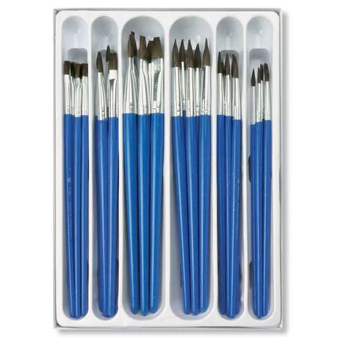 Lot De 30 Pinceaux Gouache / Aquarelle 1 Lot De 30 Pinceaux Gouache / Aquarelle