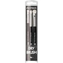 Lot De 3 Pinceaux Ronds Dry Brush Da Vinci