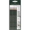 Lot De 5 Crayons Castell 9000 Jumbo