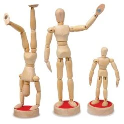 Mannequin Magnétique En Bois