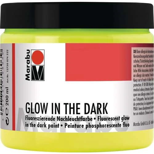 Marabu Peinture Phosphorescente Glow In The Dark 3 Marabu Peinture Phosphorescente Glow In The Dark – Image 3