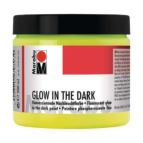 Marabu Peinture Phosphorescente Glow In The Dark 1 Marabu Peinture Phosphorescente Glow In The Dark