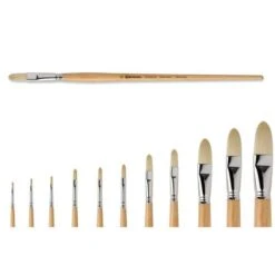 Pinceau Clasico En Soies De Porc Chungking Escoda, Pointe Usée Bombée, Série 4729