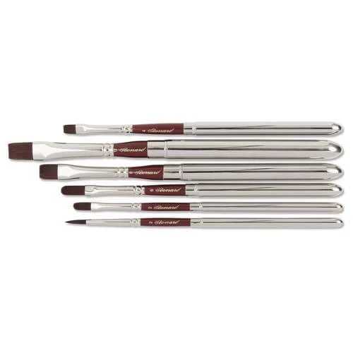 Pinceau Evasion Léonard Fibre Synthétique Pointe Plate, Série 1212PL 4 Pinceau Evasion Léonard Fibre Synthétique Pointe Plate, Série 1212PL – Image 4