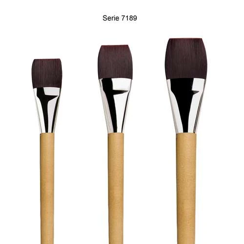 Pinceau Top Acryl Manche Extra-long, Pointe Plate, Da Vinci 3 Pinceau Top Acryl Manche Extra-long, Pointe Plate, Da Vinci – Image 3