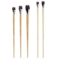 Pinceau Top Acryl Manche Extra-long, Pointe Plate, Da Vinci