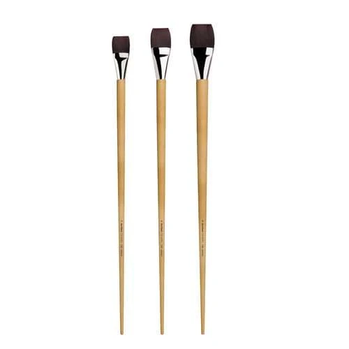 Pinceau Top Acryl Manche Extra-long, Pointe Plate, Da Vinci 5 Pinceau Top Acryl Manche Extra-long, Pointe Plate, Da Vinci – Image 5