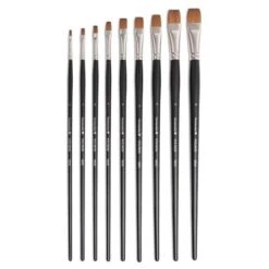 Pinceau Aquarelle KOLINON GERSTAECKER, Plat - Manche Long