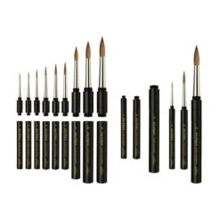 Pinceau De Voyage Da Vinci, Pointe Ronde Série 1503