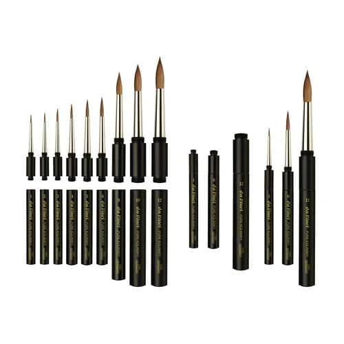 Pinceau De Voyage Da Vinci, Pointe Ronde Série 1503 1 Pinceau De Voyage Da Vinci, Pointe Ronde Série 1503