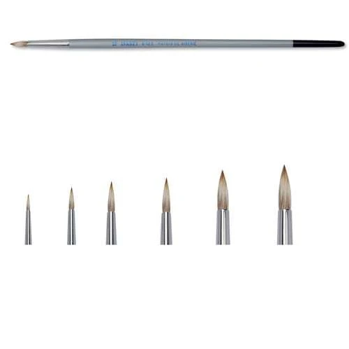 Pinceau Pointe Ronde En Putois De Sibérie Isabey, Série 6125 2 Pinceau Pointe Ronde En Putois De Sibérie Isabey, Série 6125 – Image 2