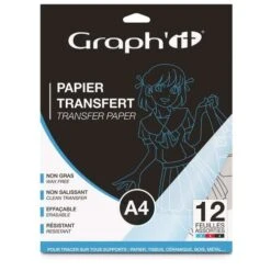 Pochettes De Papier Transfert Graph'It -Couleurs d'Art Promos Boutique PochettesdepapiertransfertGraph26230393BIt 2