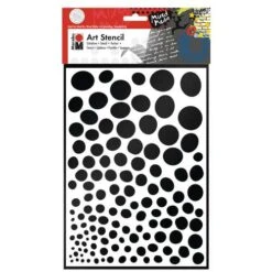 Pochoir à Motifs Pierres Marabu Art