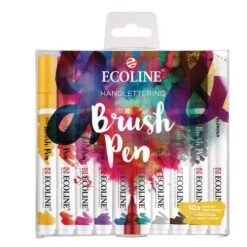Set De 10 Marqueurs Brush TALENS ECOLINE® -Couleurs d'Art Promos Boutique Setde10marqueursbrushTALENSECOLINEC2AE 1