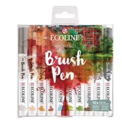 Set De 10 Marqueurs Brush TALENS ECOLINE® -Couleurs d'Art Promos Boutique Setde10marqueursbrushTALENSECOLINEC2AE 2