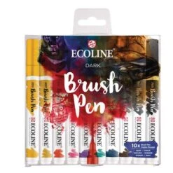 Set De 10 Marqueurs Brush TALENS ECOLINE® -Couleurs d'Art Promos Boutique Setde10marqueursbrushTALENSECOLINEC2AE 3