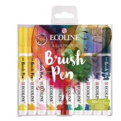 Set De 10 Marqueurs Brush TALENS ECOLINE® -Couleurs d'Art Promos Boutique Setde10marqueursbrushTALENSECOLINEC2AE 5