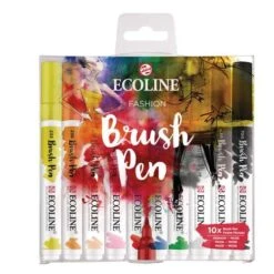 Set De 10 Marqueurs Brush TALENS ECOLINE® -Couleurs d'Art Promos Boutique Setde10marqueursbrushTALENSECOLINEC2AE 7