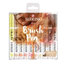 Set De 10 Marqueurs Brush TALENS ECOLINE® -Couleurs d'Art Promos Boutique Setde10marqueursbrushTALENSECOLINEC2AE 8