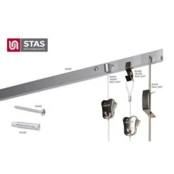 Set Rail "J" - Système D'accroche Stas -Couleurs d'Art Promos Boutique Setrail26quot3BJ26quot3B systC3A8med26230393BaccrocheStas 2