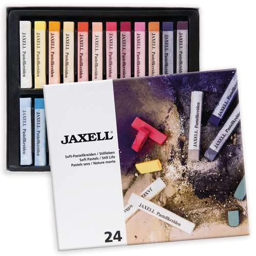 Sets De 24 Pastels Tendres Carrés JAXELL® 4 Sets De 24 Pastels Tendres Carrés JAXELL® – Image 4