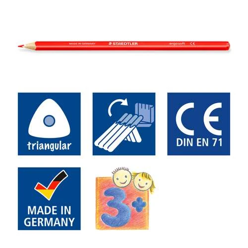 Staedtler Crayons De Couleur Ergosoft 157 8 Staedtler Crayons De Couleur Ergosoft 157 – Image 8