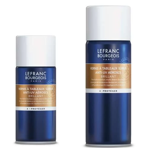 Vernis à Tableaux Surfin Anit-UV Brillant Lefranc Bourgeois 1 Vernis à Tableaux Surfin Anit-UV Brillant Lefranc Bourgeois
