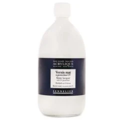 Vernis Mat Avec UVLS Sennelier